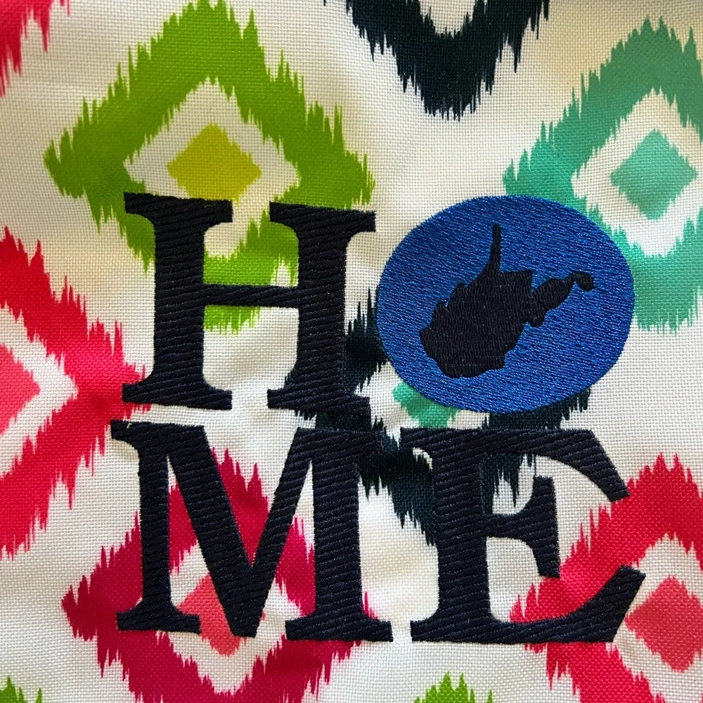 Colorful HOME WV Drawstring Backpack - Picture 2 of 5